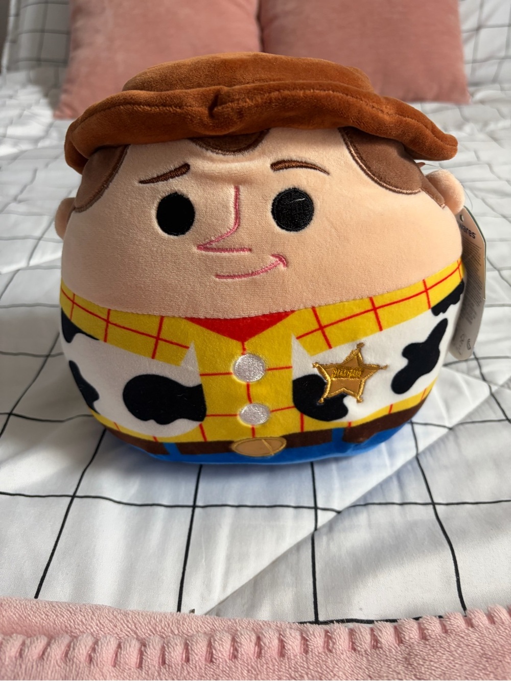 Toy Story sheriff Woody Squishmallow-Yellow & Brown Kids Plush-5 inch